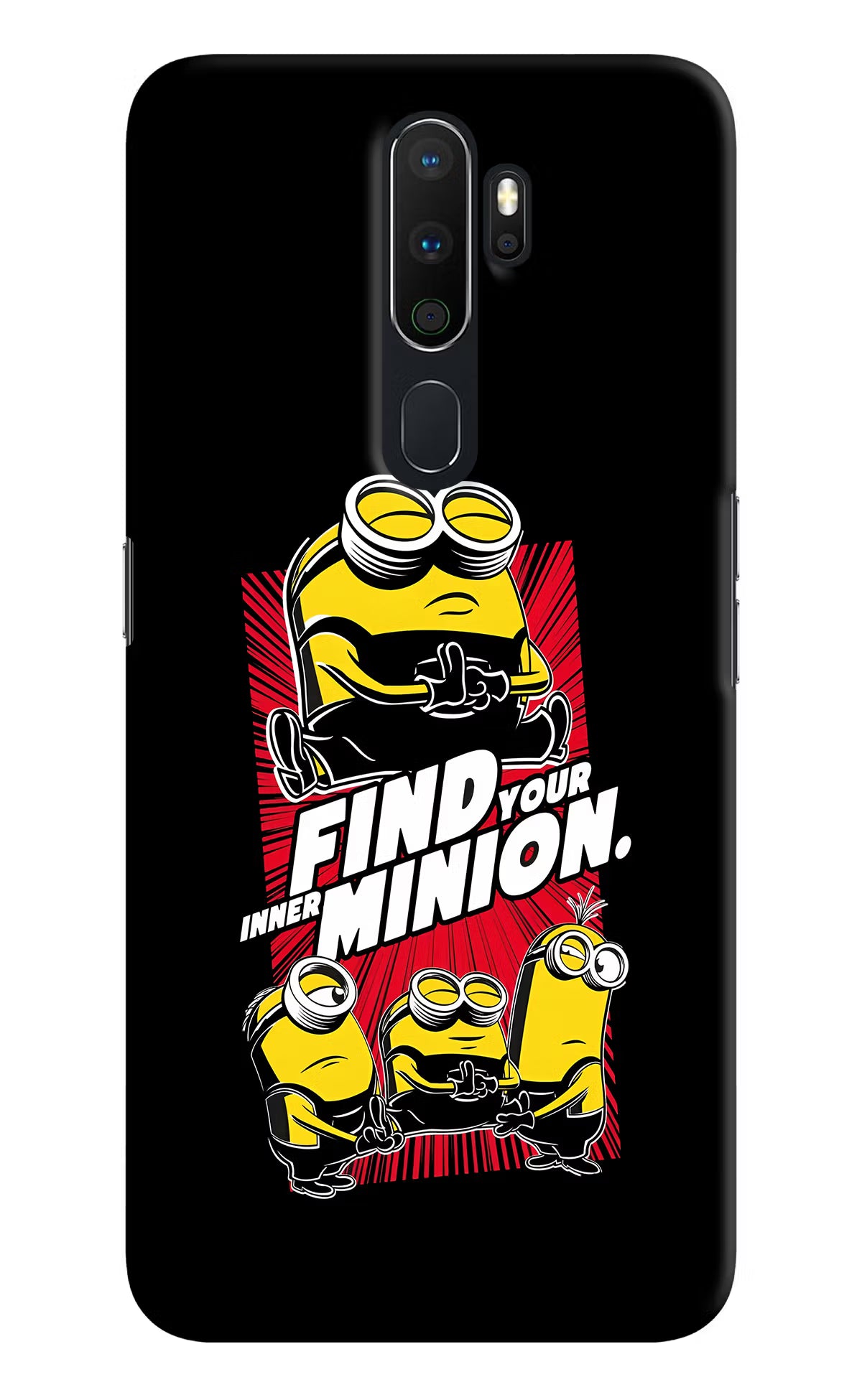 Find your inner Minion Oppo A5 2020/A9 2020 Hard Case Back Cover by Casekaro