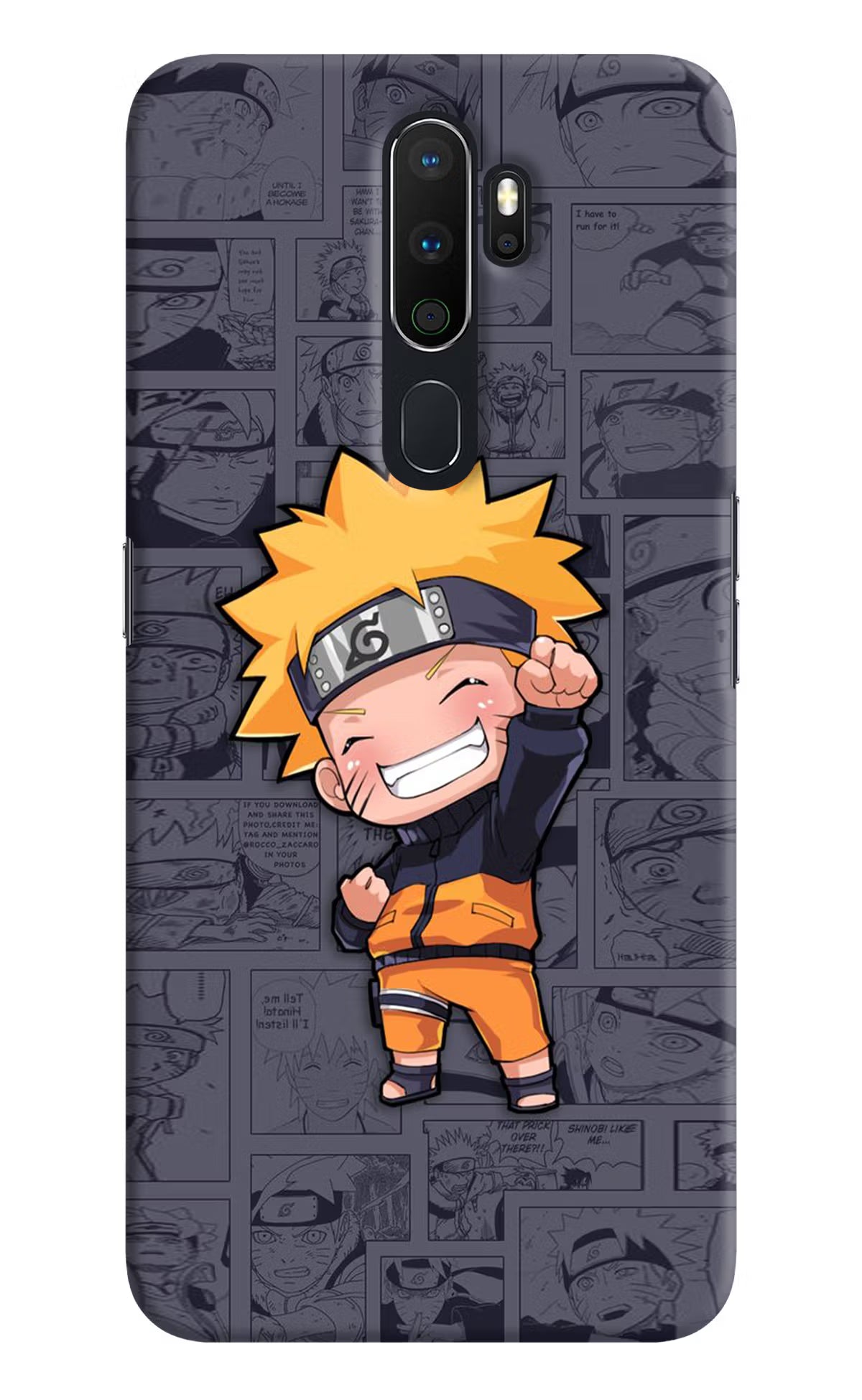 Chota Naruto Oppo A5 2020/A9 2020 Hard Case Back Cover by Casekaro