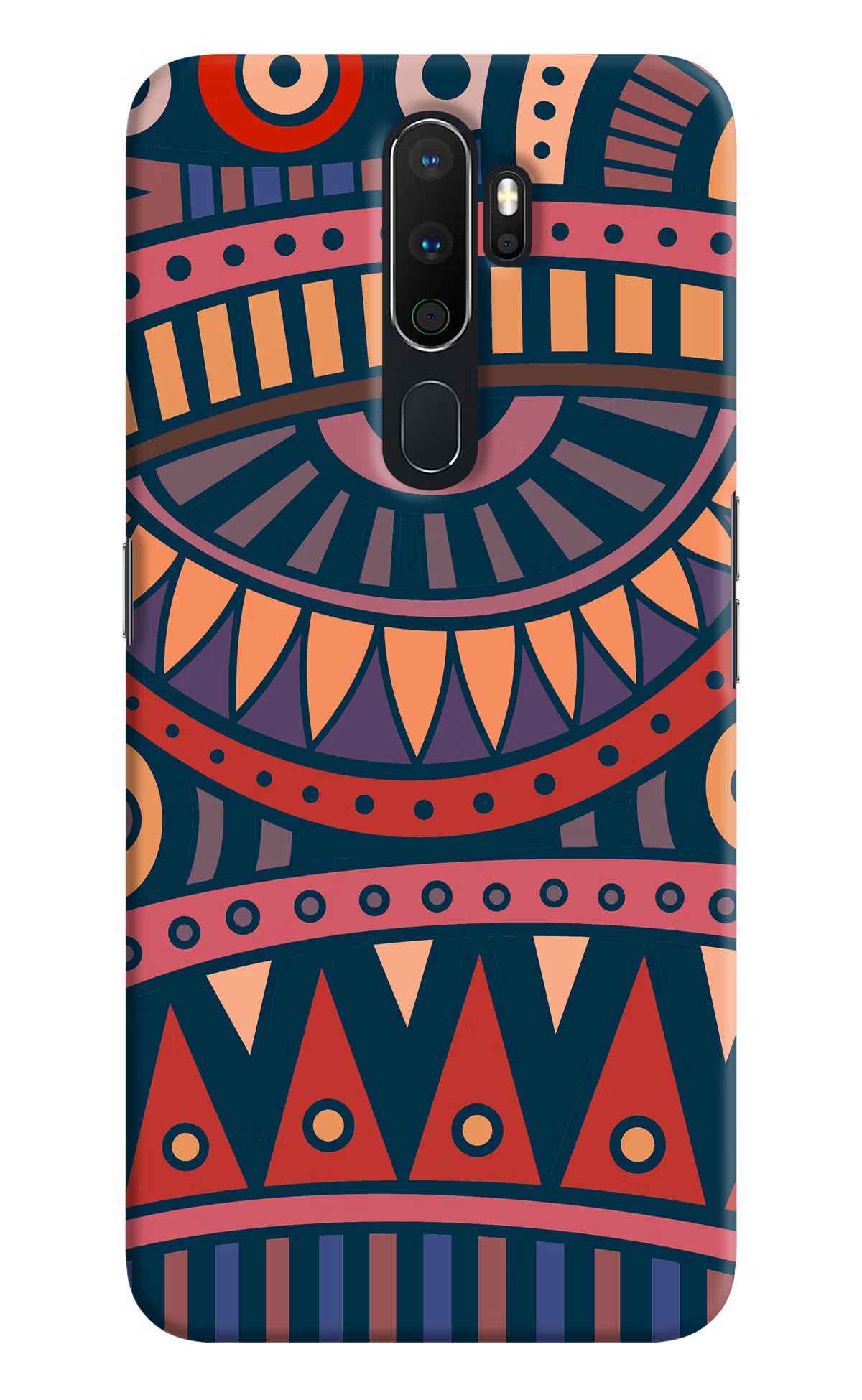 African Culture Design Oppo A5 2020/A9 2020 Hard Case Back Cover by Casekaro