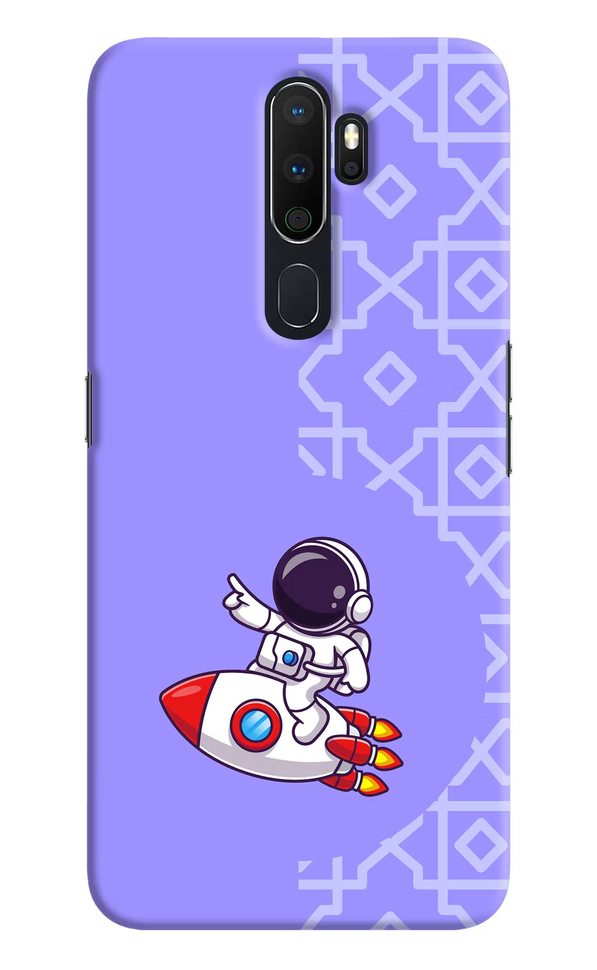Cute Astronaut Oppo A5 2020/A9 2020 Hard Case Back Cover by Casekaro