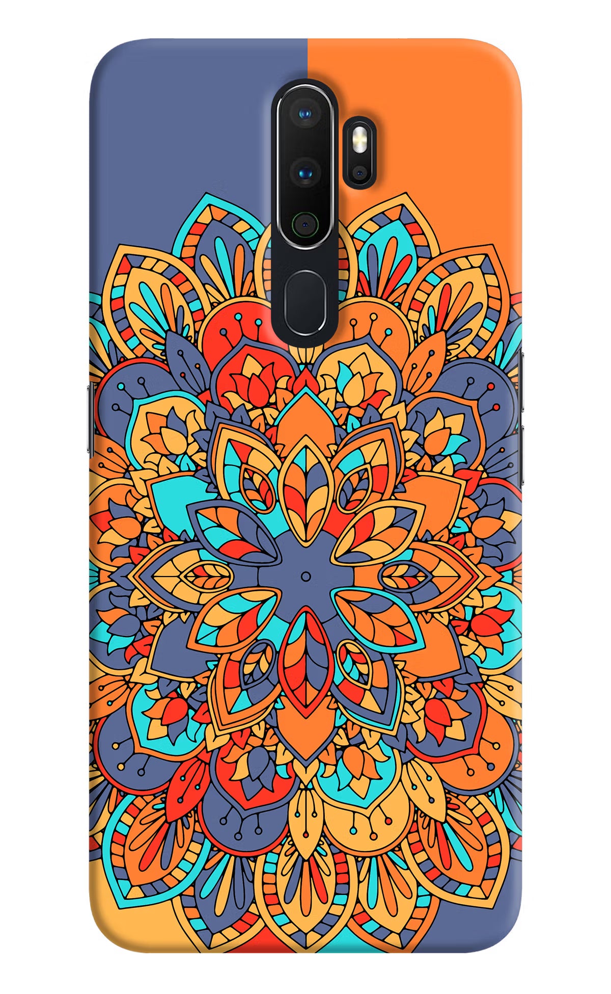 Color Mandala Oppo A5 2020/A9 2020 Hard Case Back Cover by Casekaro