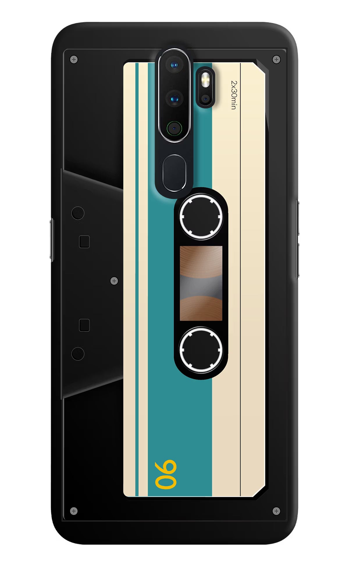 Cassette Oppo A5 2020/A9 2020 Hard Case Back Cover by Casekaro