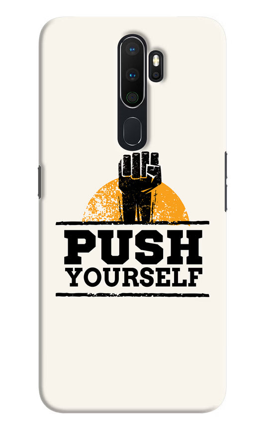 Push Yourself Oppo A5 2020/A9 2020 Hard Case Back Cover by Casekaro