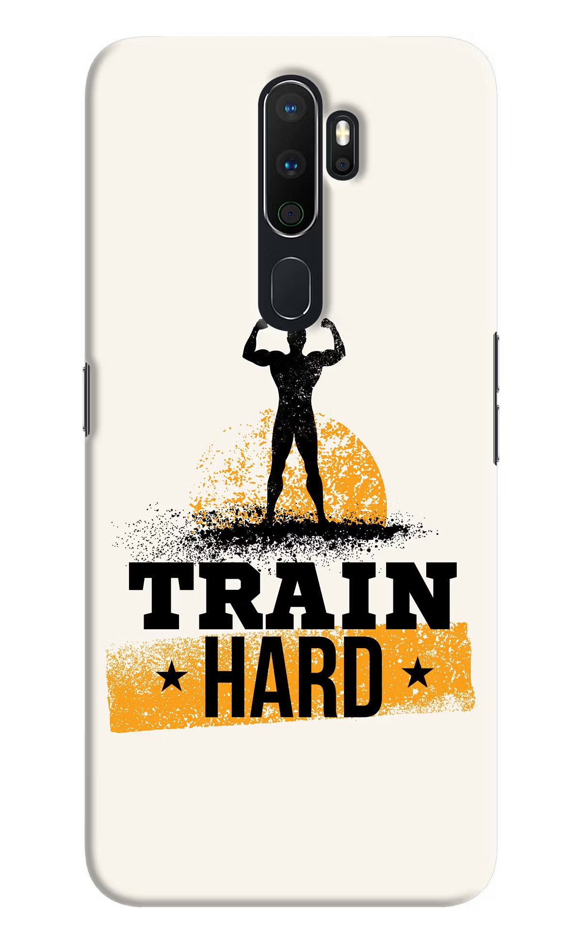 Train Hard Oppo A5 2020/A9 2020 Hard Case Back Cover by Casekaro