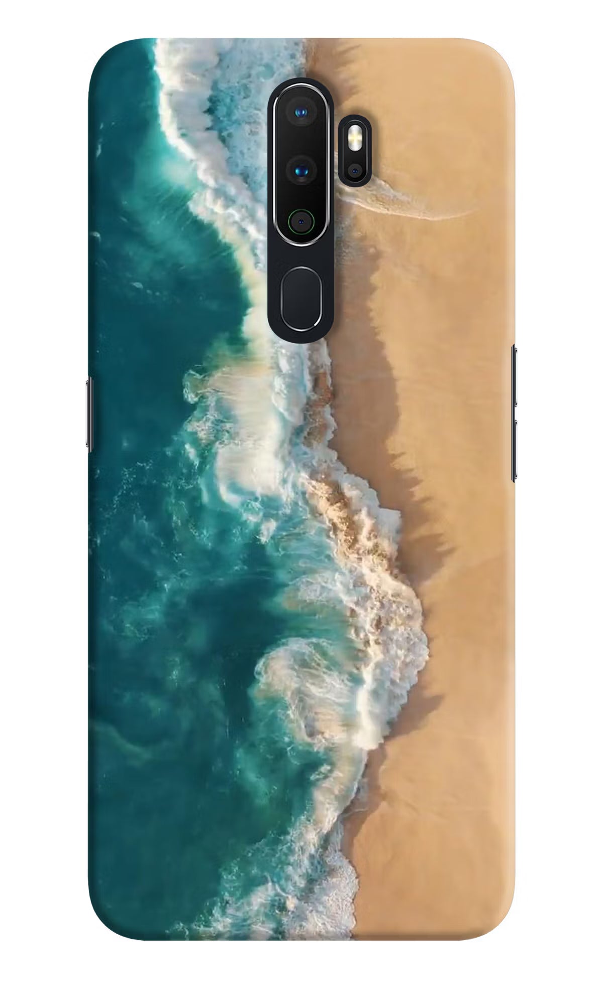 Ocean Beach Oppo A5 2020/A9 2020 Hard Case Back Cover by Casekaro