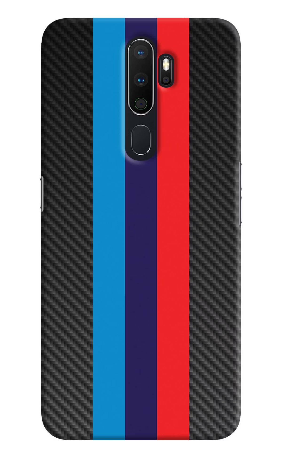 BMW Stripes Pattern Oppo A5 2020/A9 2020 Hard Case Back Cover by Casekaro