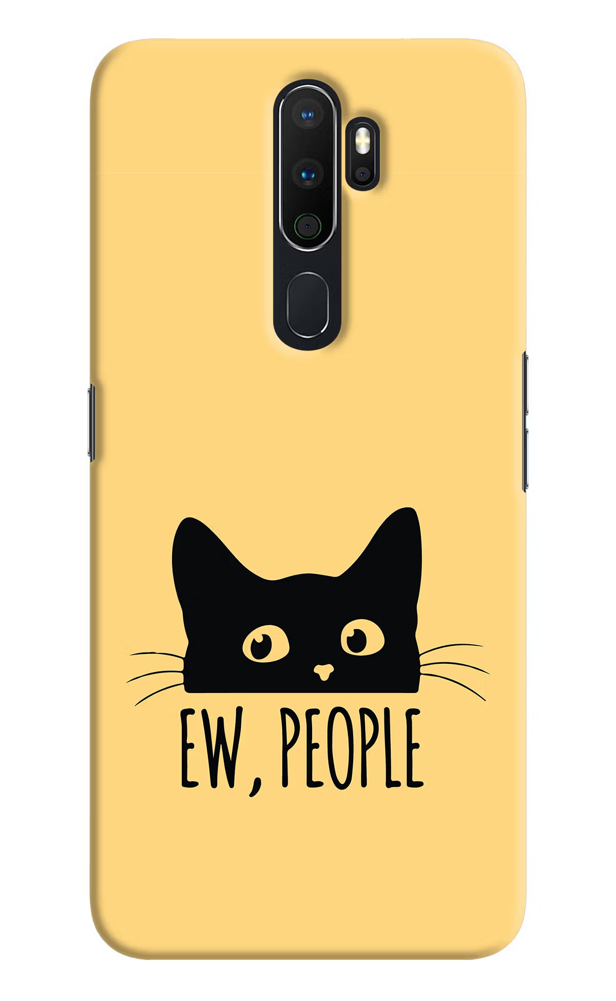 Ew People Catitude Oppo A5 2020/A9 2020 Hard Case Back Cover by Casekaro