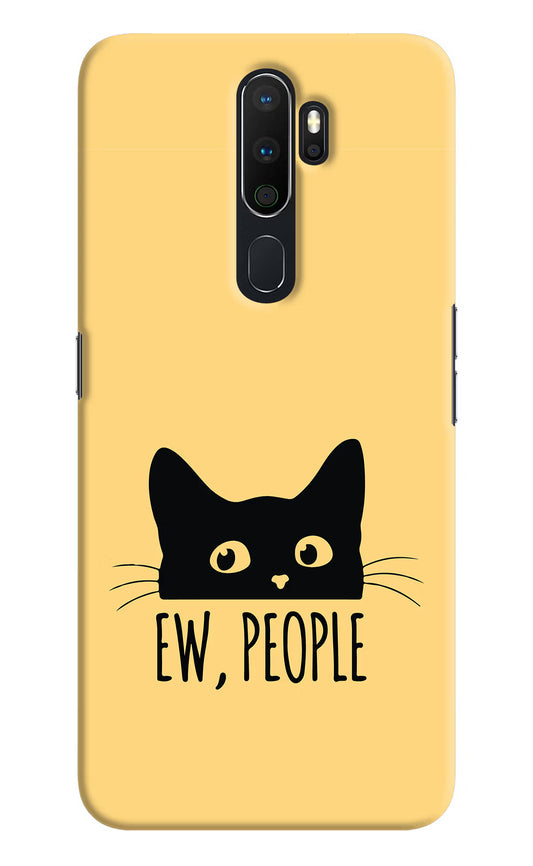 Ew People Catitude Oppo A5 2020/A9 2020 Hard Case Back Cover by Casekaro