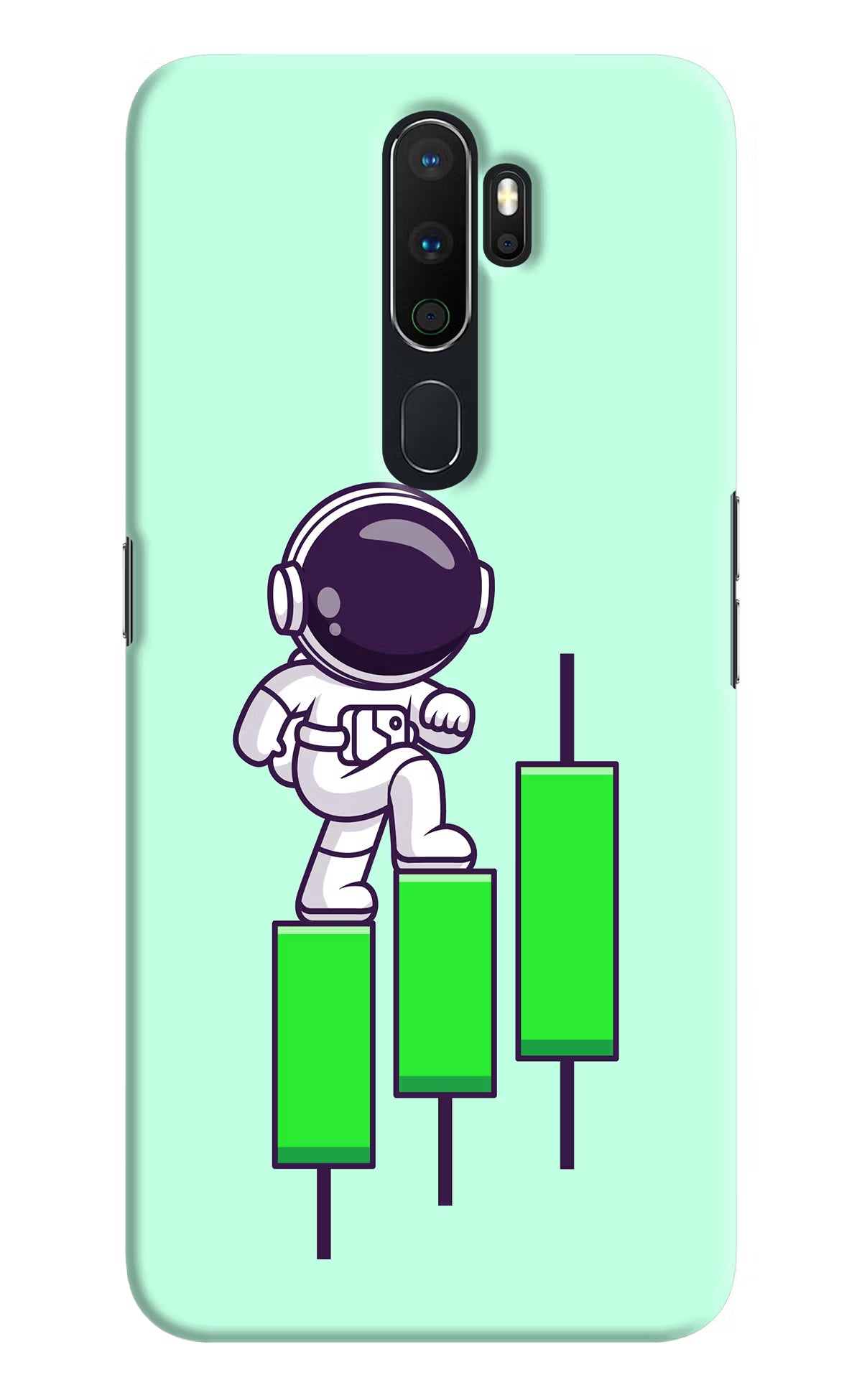 Astronaut Trader Oppo A5 2020/A9 2020 Hard Case Back Cover by Casekaro