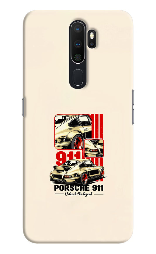 Classic Porsche 911 Oppo A5 2020/A9 2020 Hard Case Back Cover by Casekaro