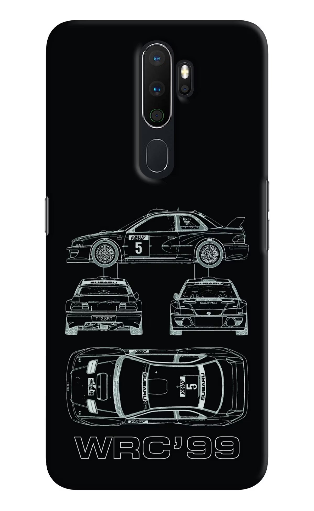 WRC'99 Oppo A5 2020/A9 2020 Hard Case Back Cover by Casekaro