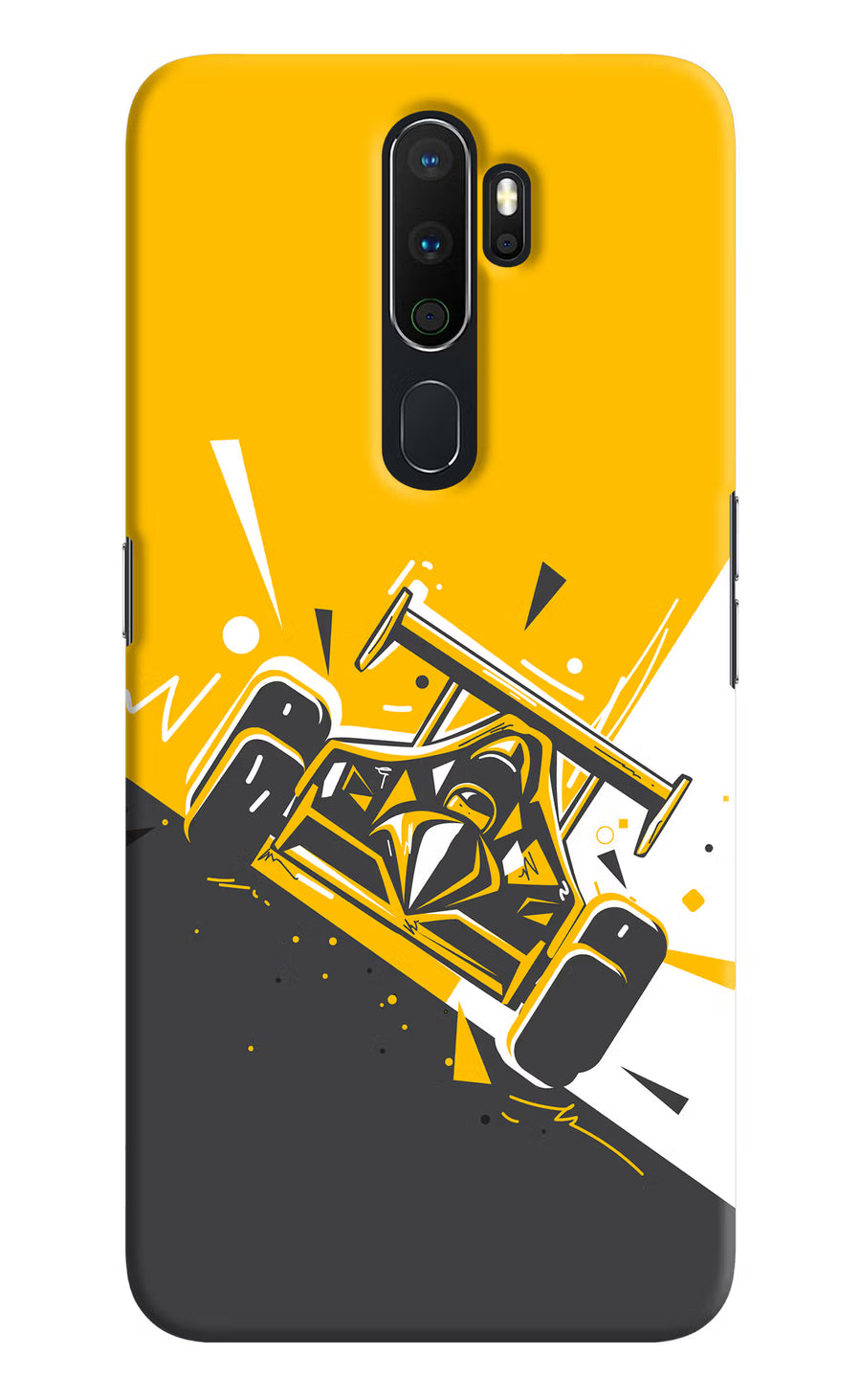 Track King Oppo A5 2020/A9 2020 Back Cover, Hard case
