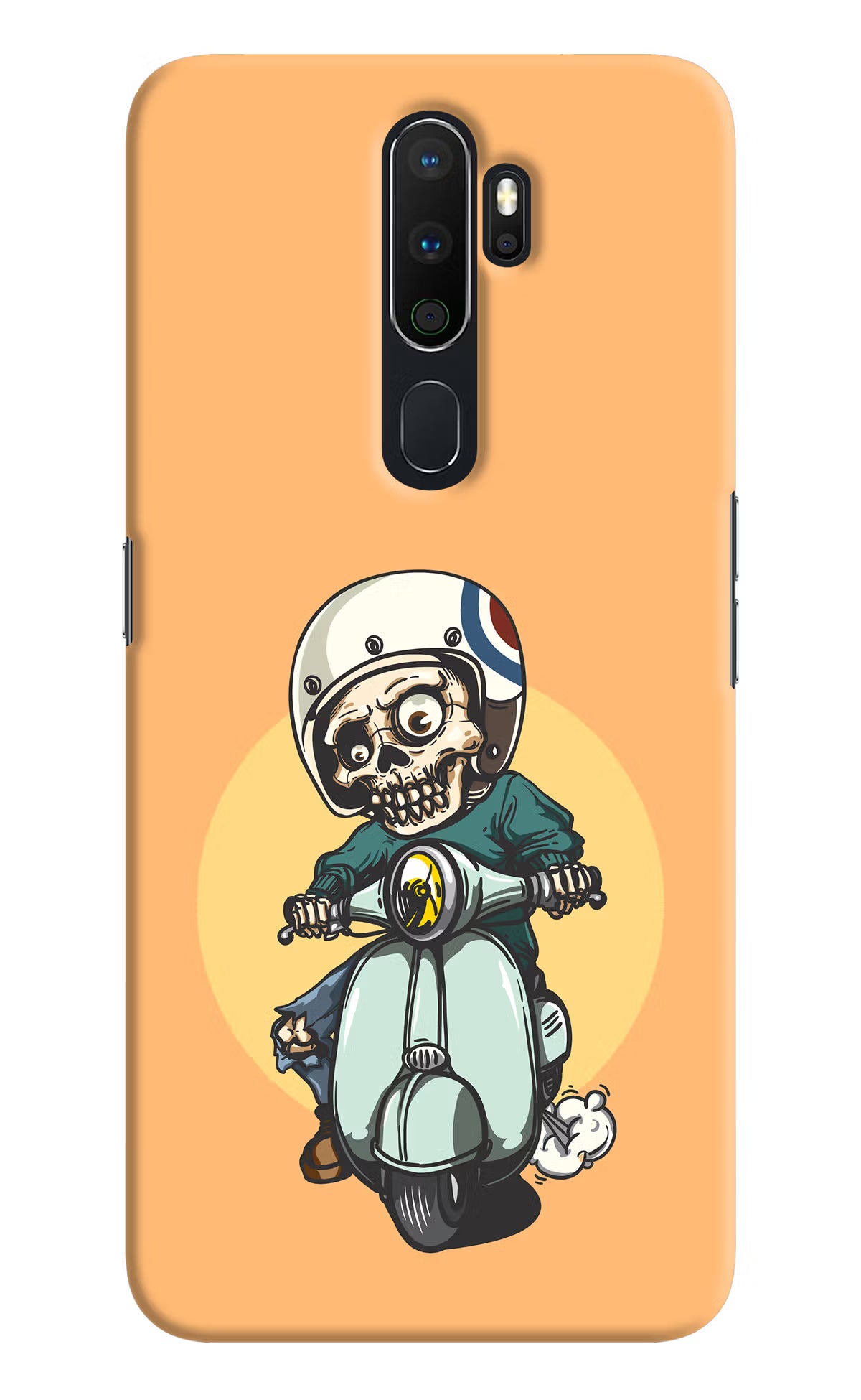 Undead Biker Oppo A5 2020/A9 2020 Hard Case Back Cover by Casekaro