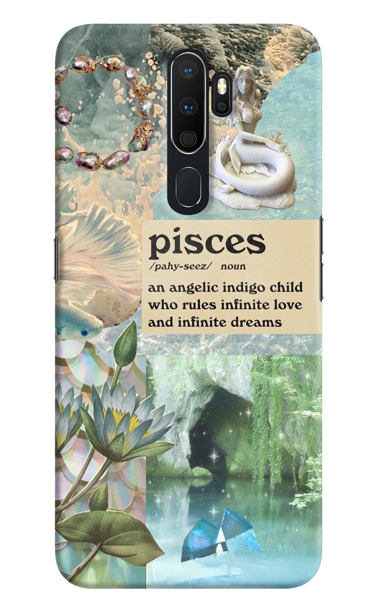 Pisces Zodiac Oppo A5 2020/A9 2020 Hard Case Back Cover by Casekaro