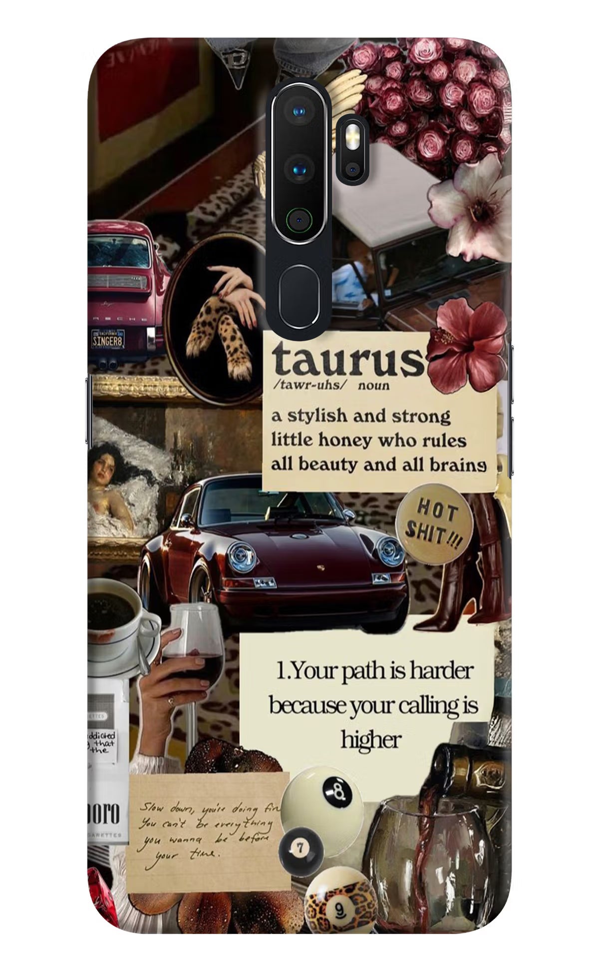 Taurus Zodiac Oppo A5 2020/A9 2020 Hard Case Back Cover by Casekaro