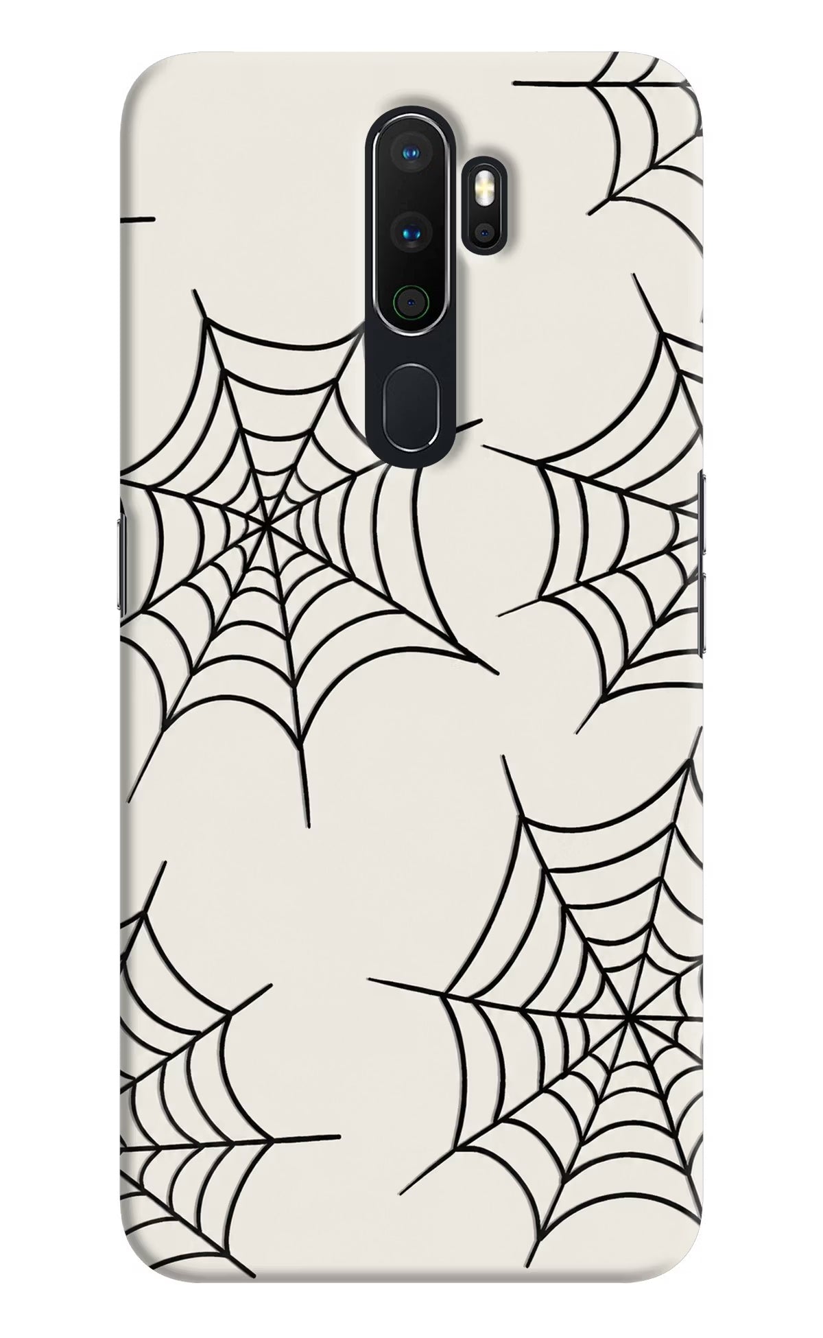 Spider Web Oppo A5 2020/A9 2020 Hard Case Back Cover by Casekaro