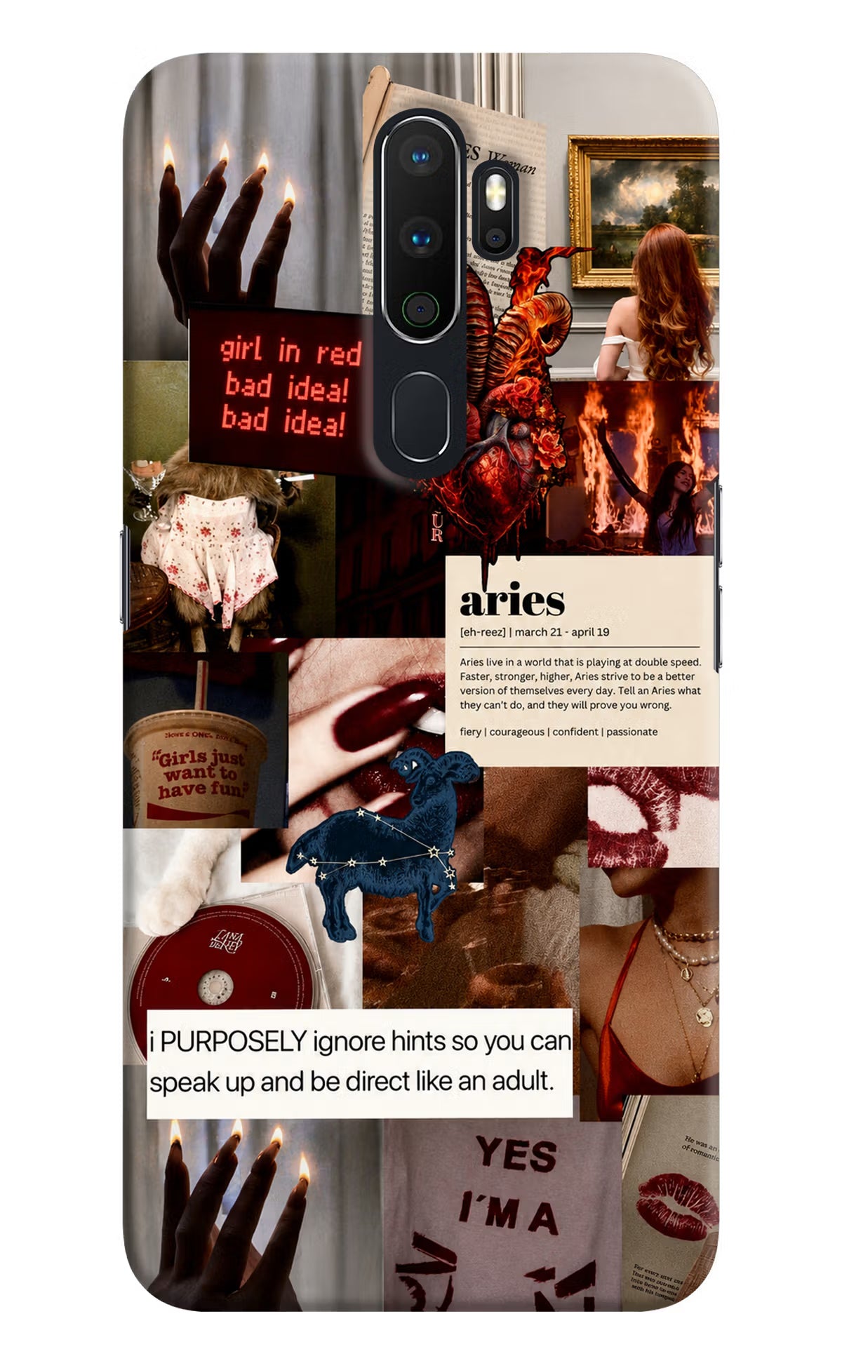 Zodiac Aries Oppo A5 2020/A9 2020 Back Cover