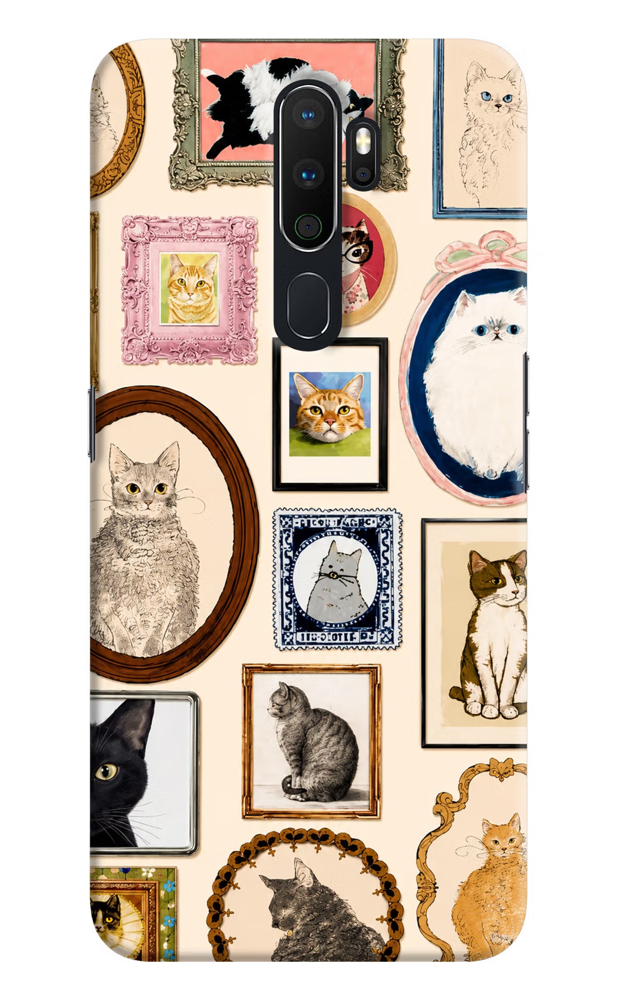 Mirror Cats Oppo A5 2020/A9 2020 Back Cover