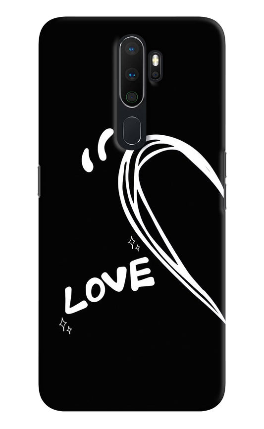 Love Line Oppo A5 2020/A9 2020 Hard Case Back Cover by Casekaro