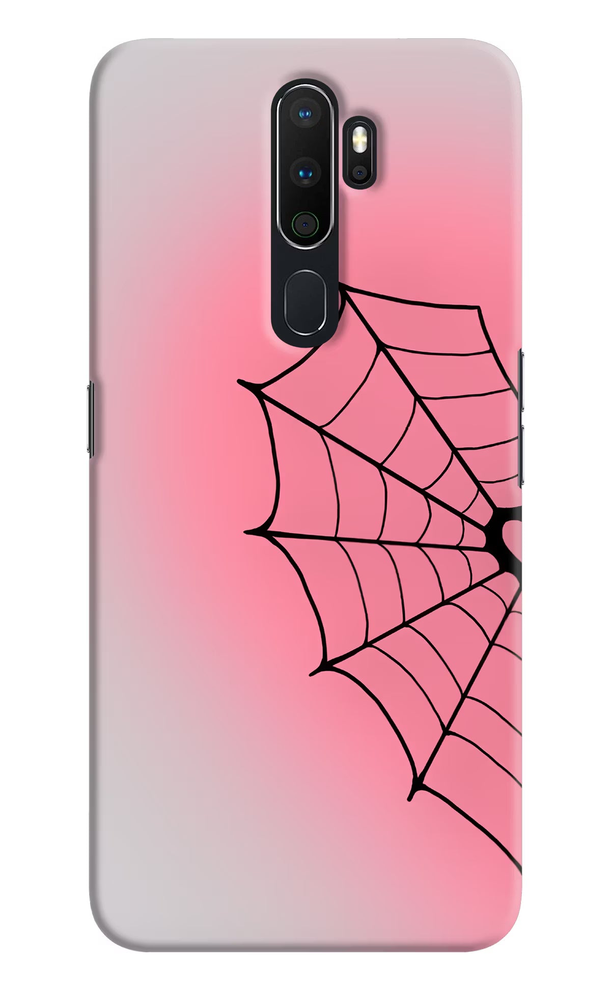 Pink Web Oppo A5 2020/A9 2020 Back Cover