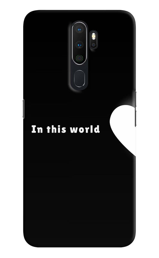 This World Oppo A5 2020/A9 2020 Hard Case Back Cover by Casekaro