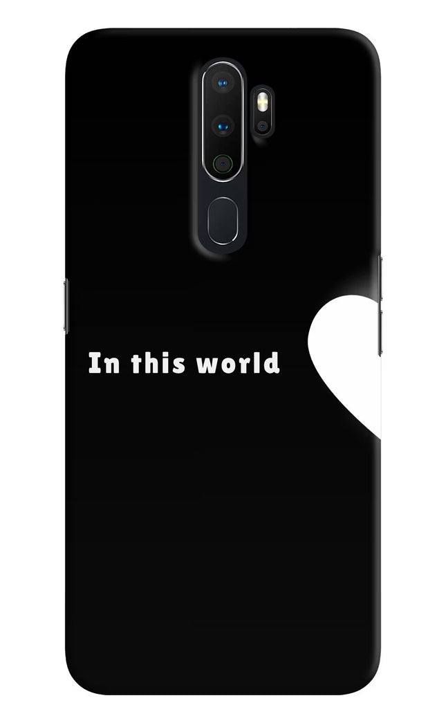 This World Oppo A5 2020/A9 2020 Hard Case Back Cover by Casekaro