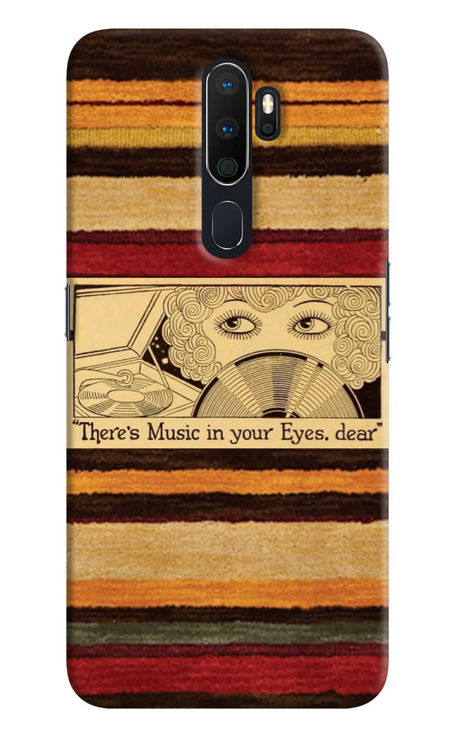 Vinyl Stripes Oppo A5 2020/A9 2020 Hard Case Back Cover by Casekaro