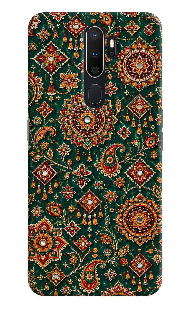 Green Pataka Oppo A5 2020/A9 2020 Hard Case Back Cover by Casekaro