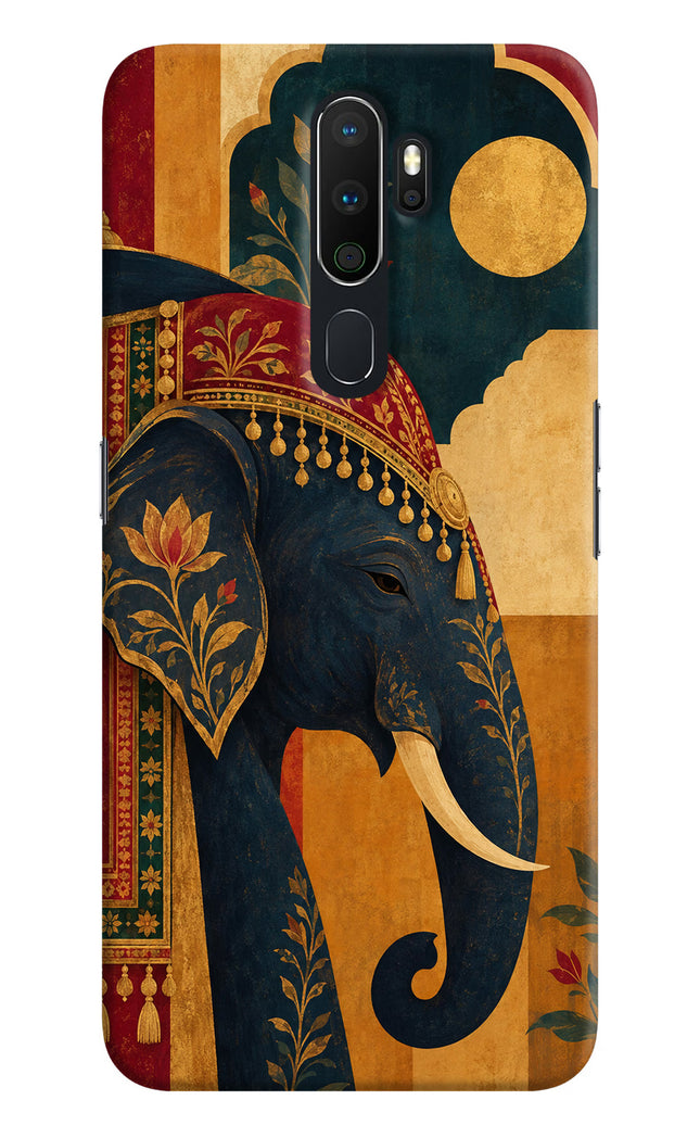Royal Elephant Oppo A5 2020/A9 2020 Hard Case Back Cover by Casekaro