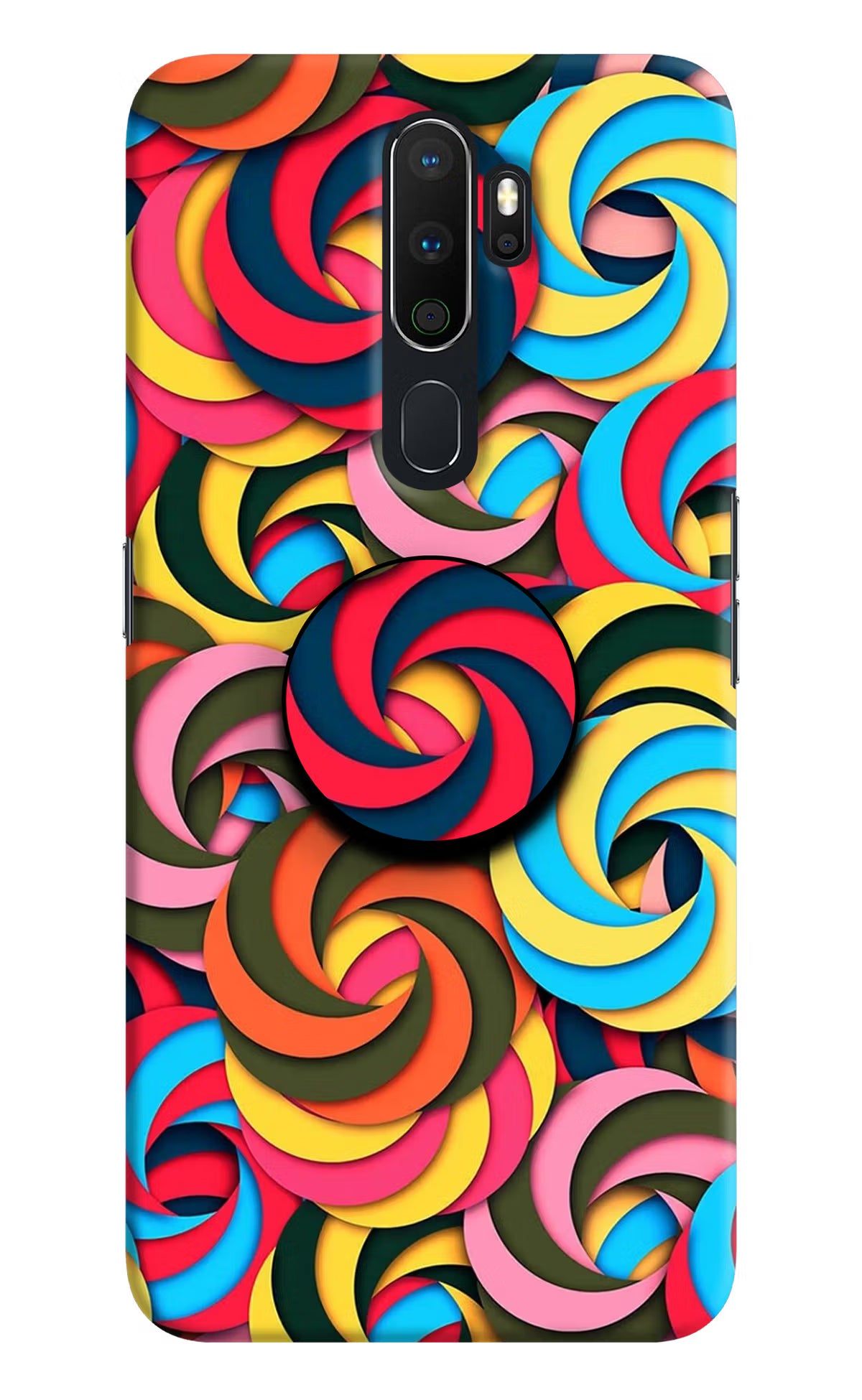Spiral Pattern Oppo A5 2020/A9 2020 Pop Case by Casekaro