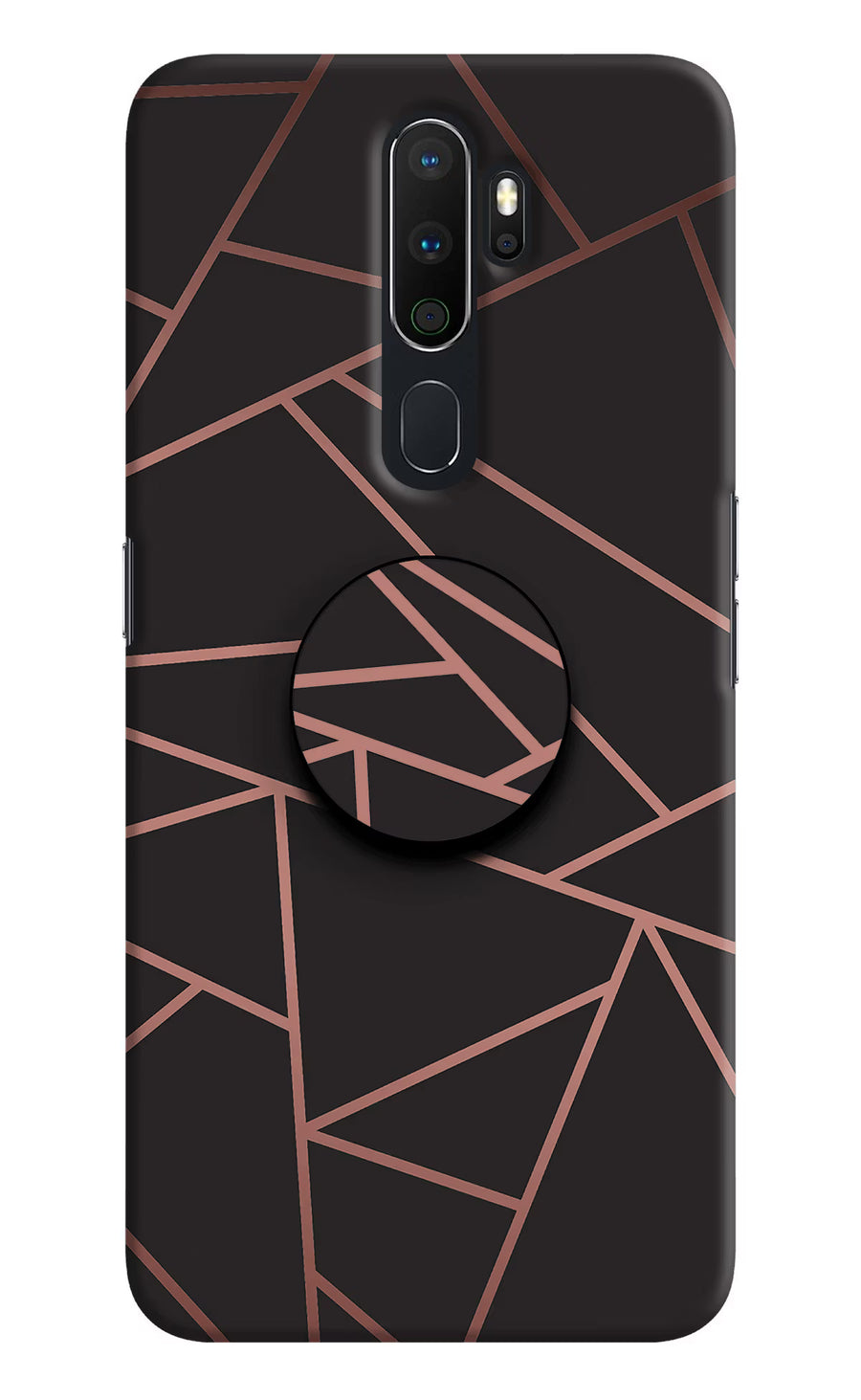 Geometric Pattern Oppo A5 2020/A9 2020 Pop Case, Hard case