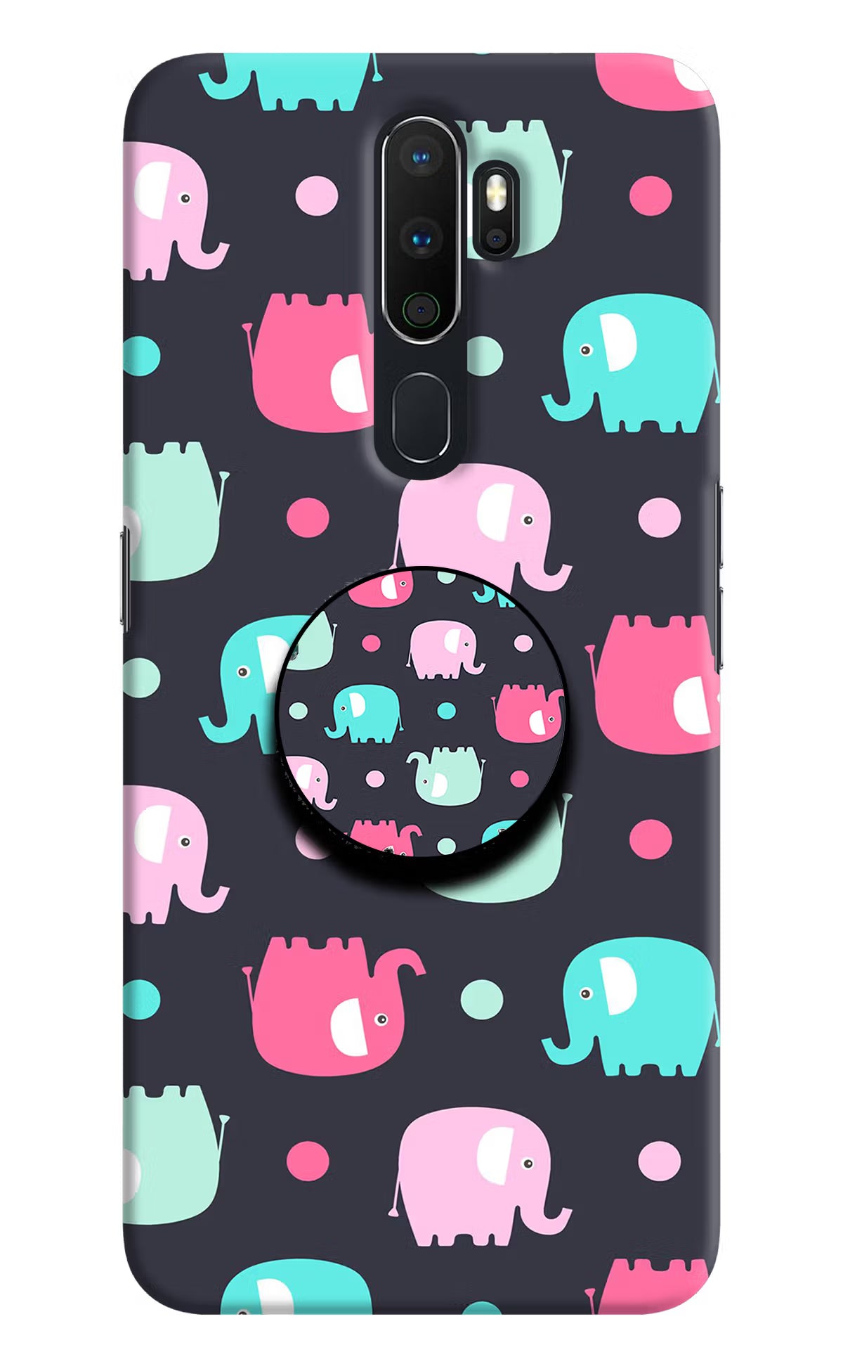 Baby Elephants Oppo A5 2020/A9 2020 Pop Case by Casekaro