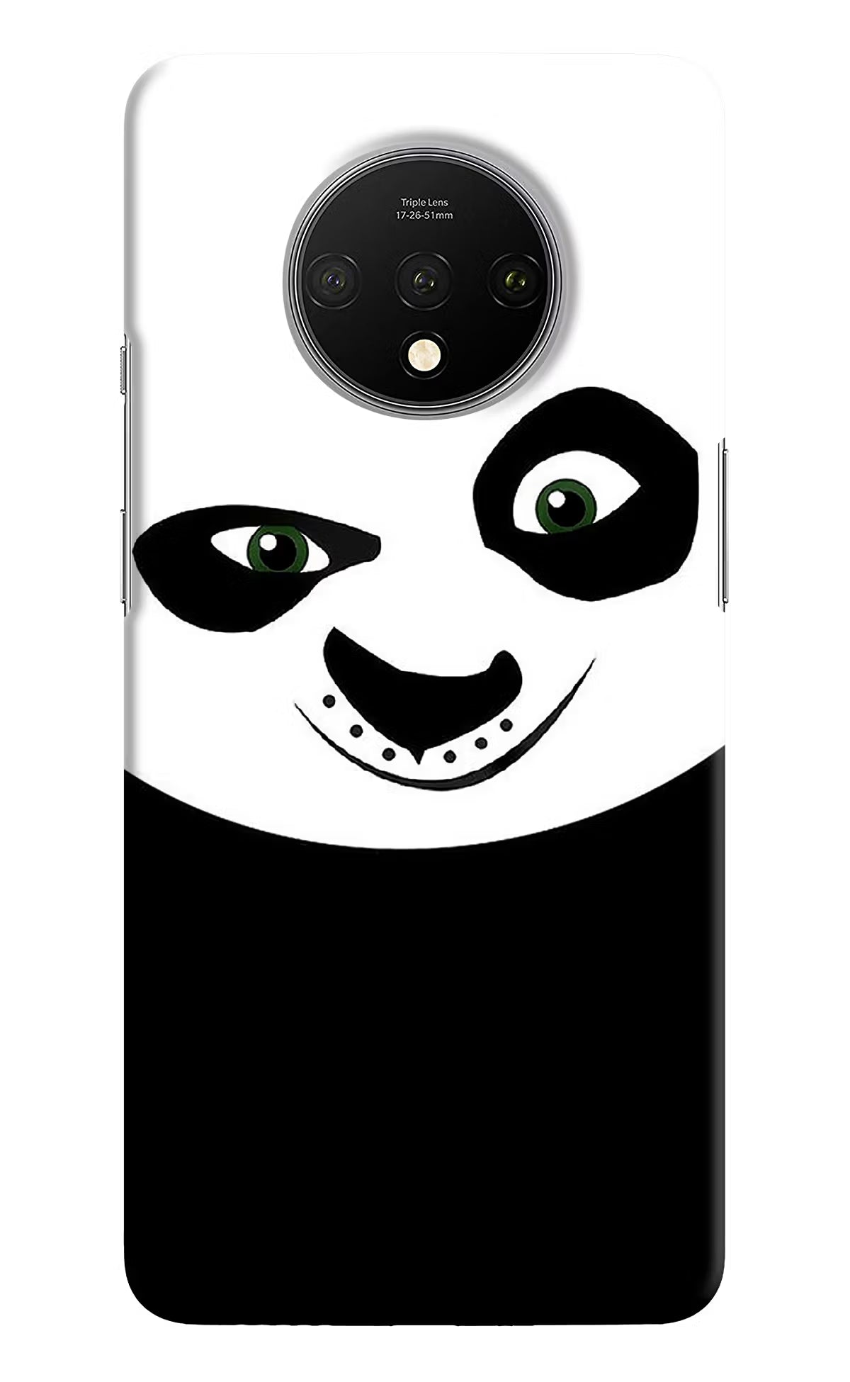 Panda Oneplus 7T Hard Case Back Cover by Casekaro