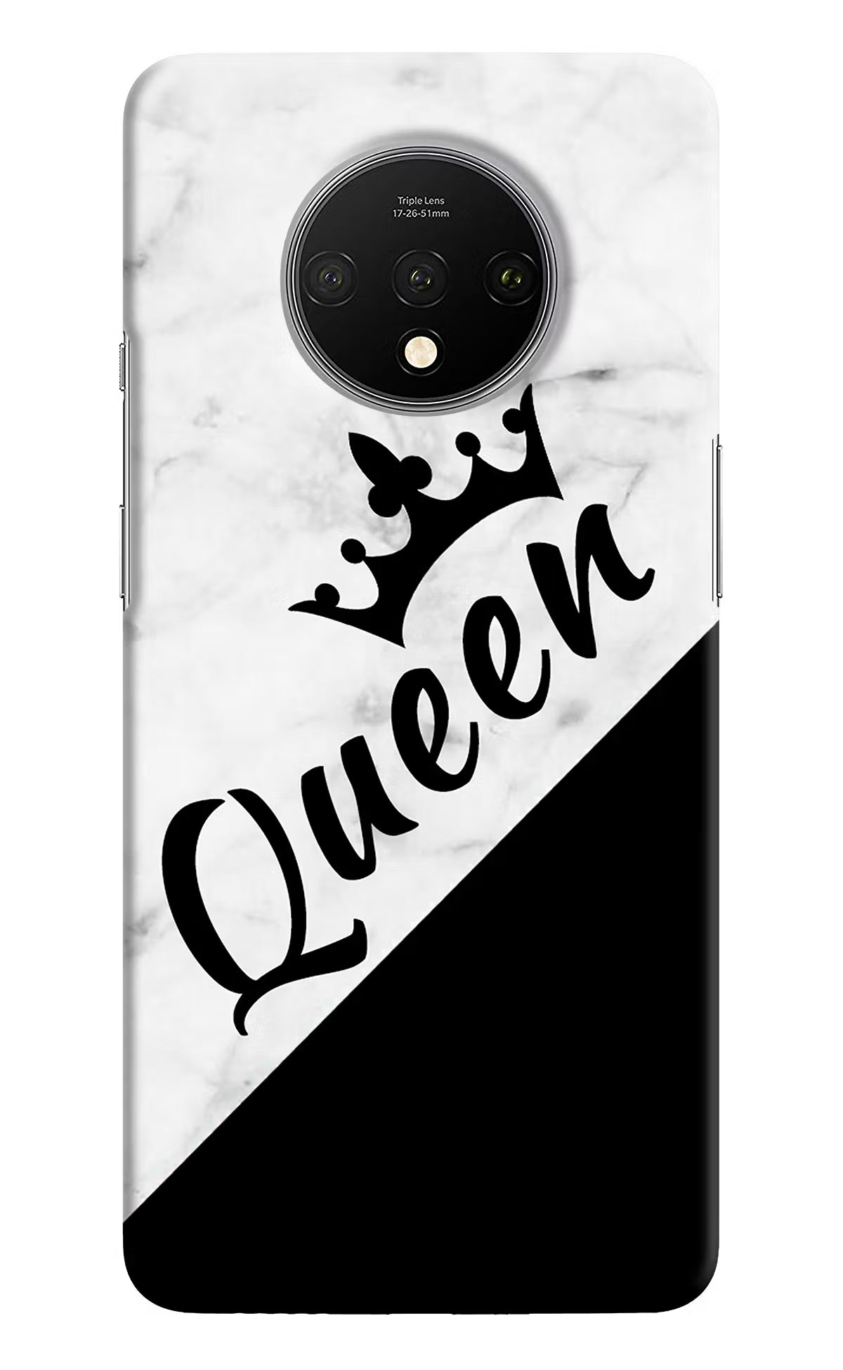 Queen Oneplus 7T Hard Case Back Cover by Casekaro