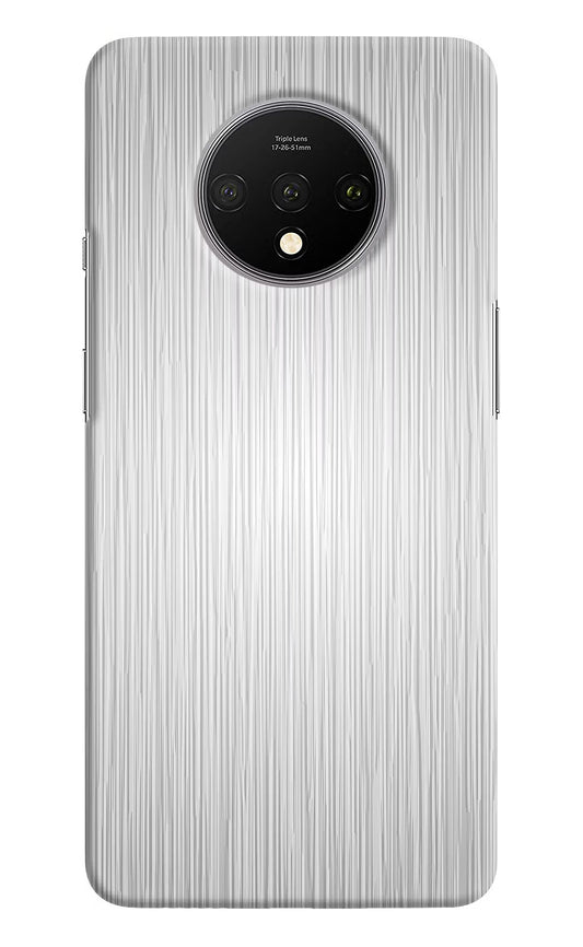 Wooden Grey Texture Oneplus 7T Hard Case Back Cover by Casekaro