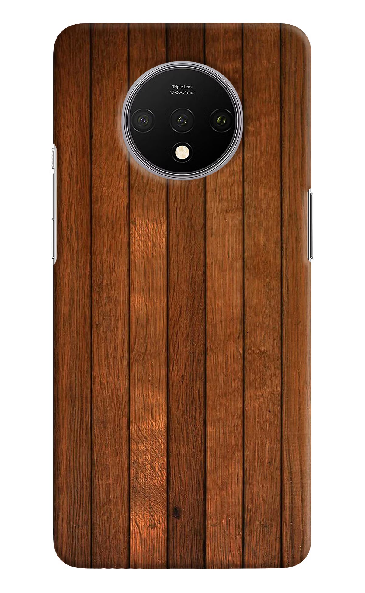 Wooden Artwork Bands Oneplus 7T Hard Case Back Cover by Casekaro