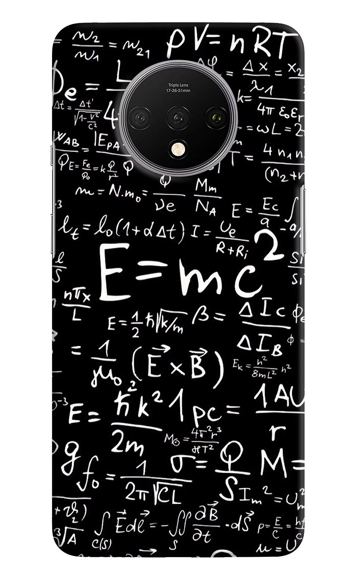 Physics Formula Oneplus 7T Hard Case Back Cover by Casekaro