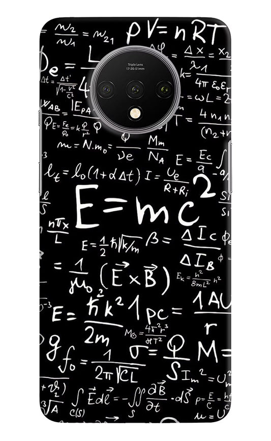 Physics Formula Oneplus 7T Hard Case Back Cover by Casekaro