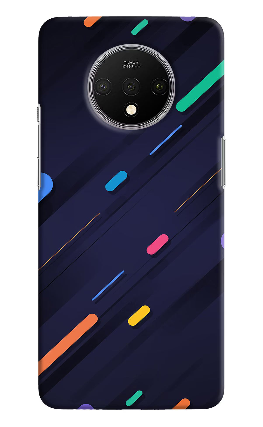 Abstract Design Oneplus 7T Back Cover, Hard case