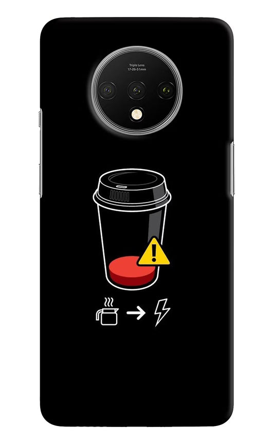 Coffee Oneplus 7T Hard Case Back Cover by Casekaro
