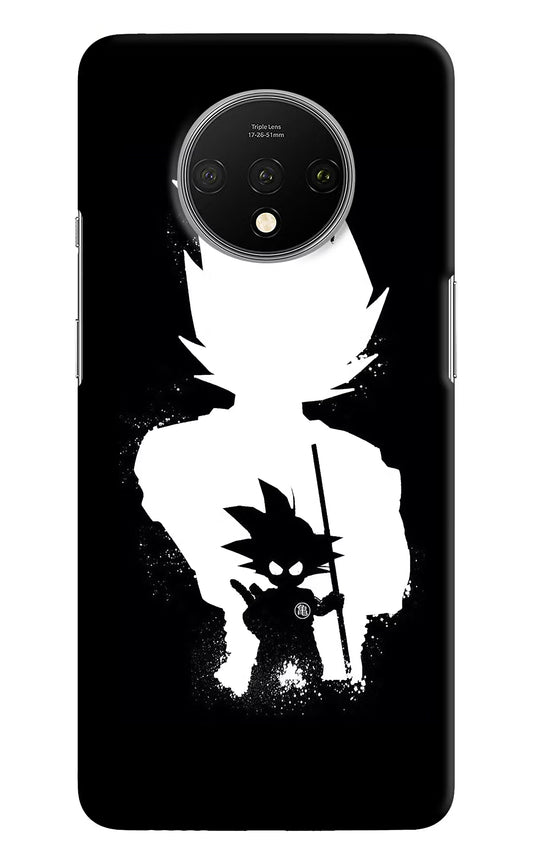 Goku Shadow Oneplus 7T Hard Case Back Cover by Casekaro