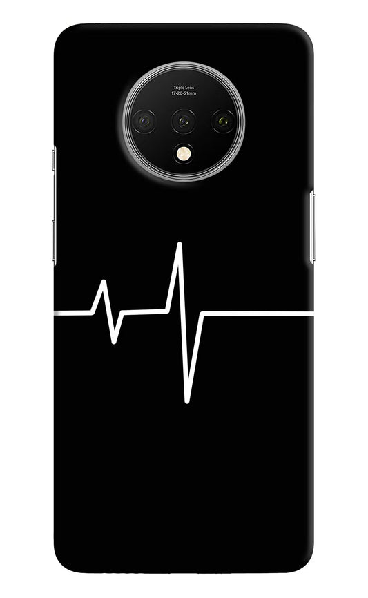 Heart Beats Oneplus 7T Hard Case Back Cover by Casekaro