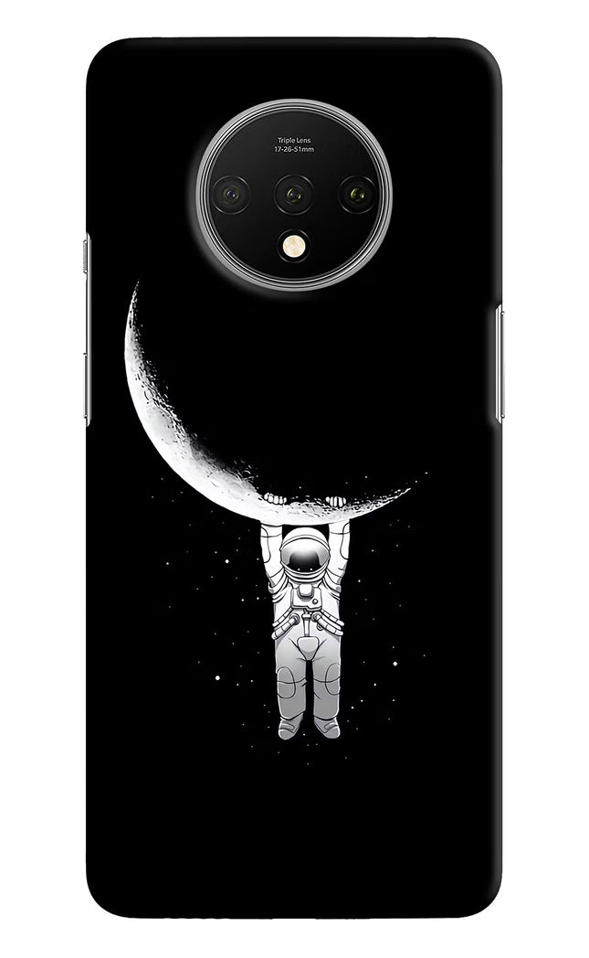 Moon Space Oneplus 7T Hard Case Back Cover by Casekaro