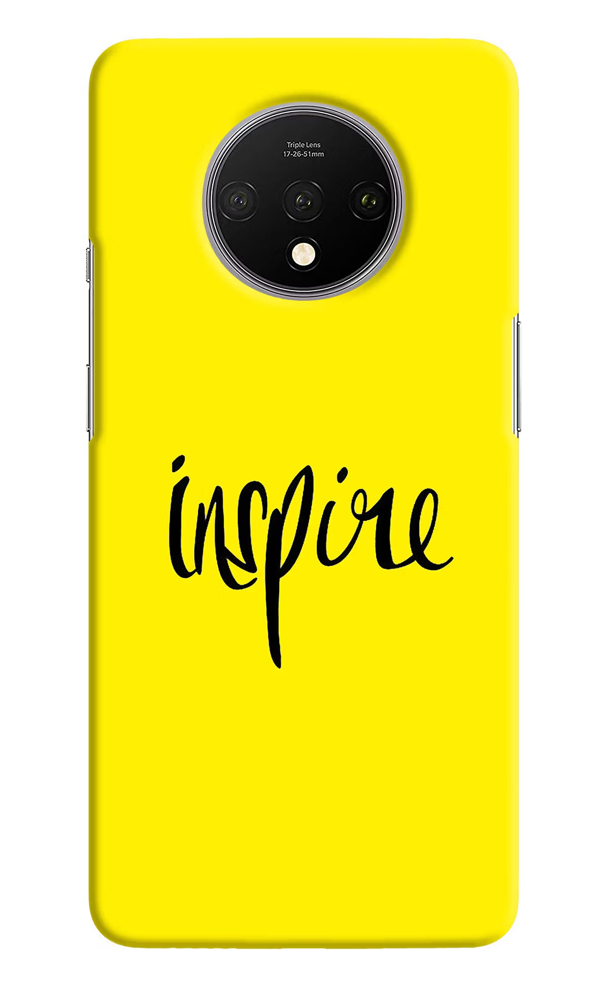 Inspire Oneplus 7T Hard Case Back Cover by Casekaro