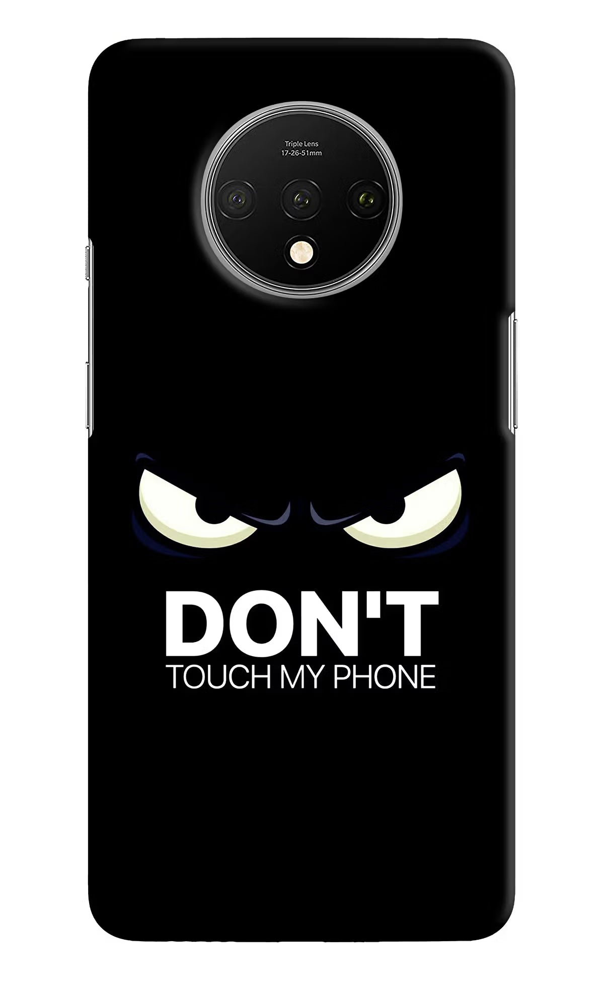 Don'T Touch My Phone Oneplus 7T Hard Case Back Cover by Casekaro