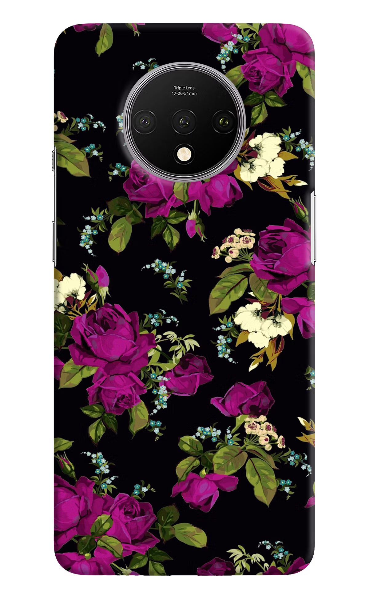 Flowers Oneplus 7T Hard Case Back Cover by Casekaro