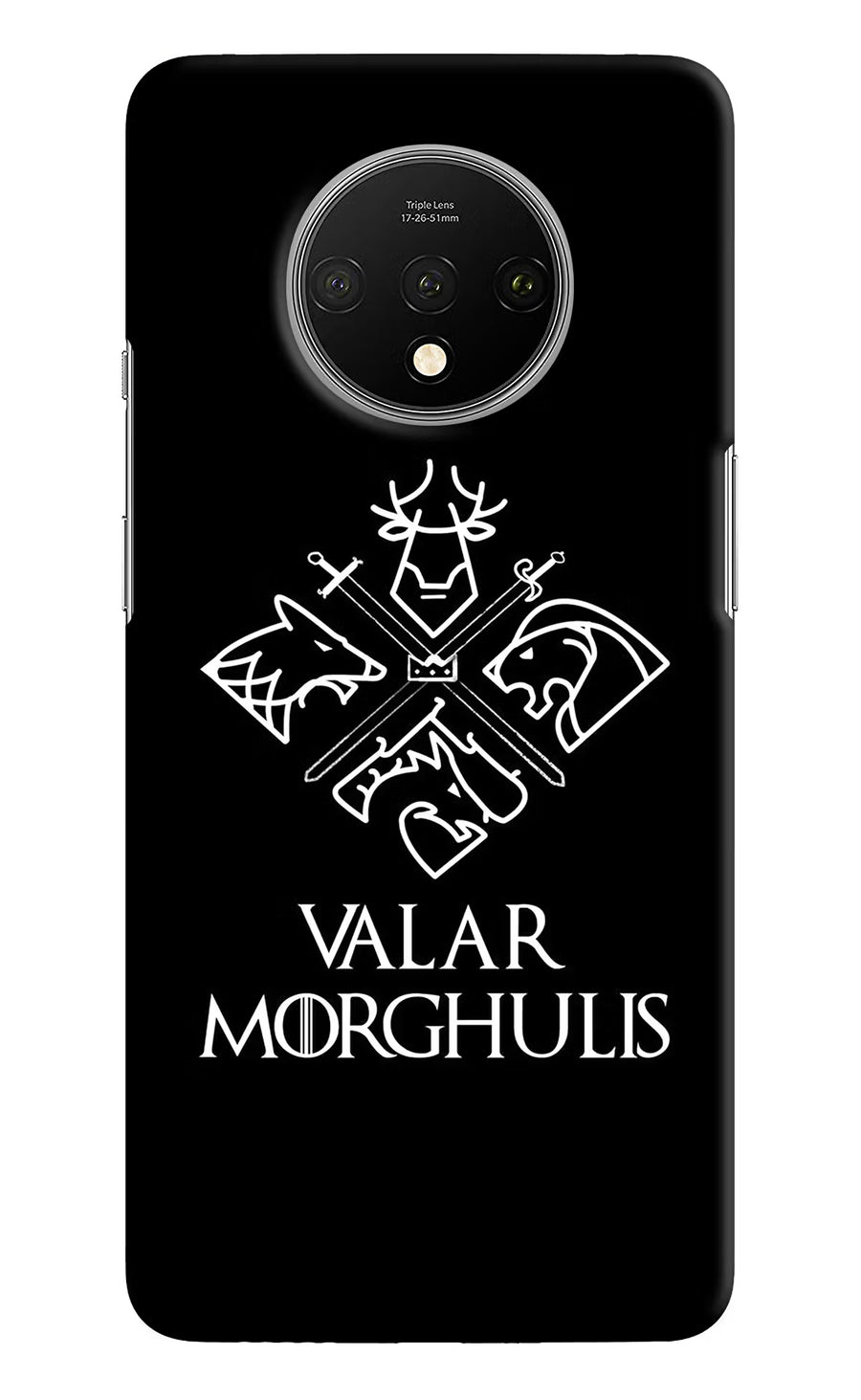 Valar Morghulis | Game Of Thrones Oneplus 7T Back Cover, Hard case