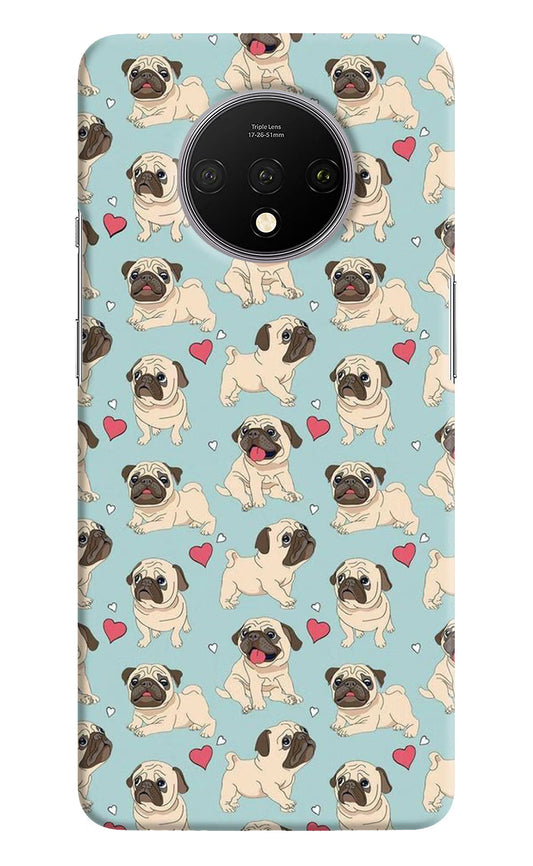 Pug Dog Oneplus 7T Hard Case Back Cover by Casekaro