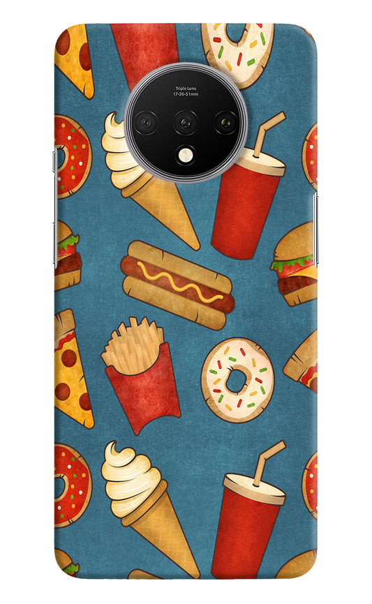 Foodie Oneplus 7T Hard Case Back Cover by Casekaro