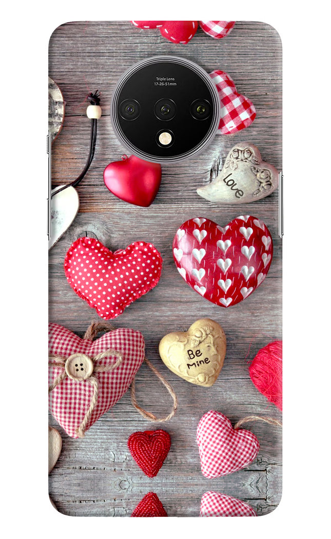 Love Wallpaper Oneplus 7T Hard Case Back Cover by Casekaro